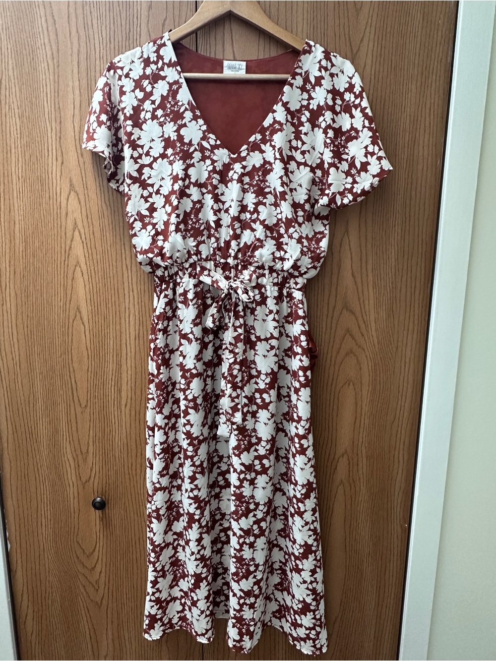 Fall floral dress